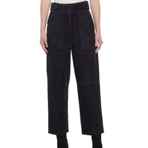 New Tibi Navy Blue Wide Leg Culottes Pants